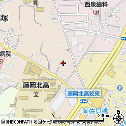群馬県藤岡市篠塚58-2周辺の地図
