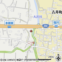 群馬県高崎市吉井町本郷153-1周辺の地図