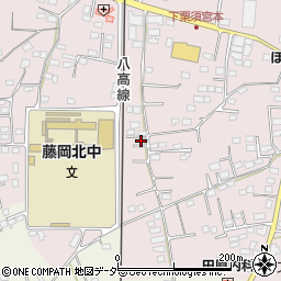 群馬県藤岡市下栗須283-18周辺の地図