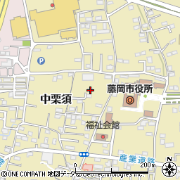 群馬県藤岡市中栗須350-16周辺の地図