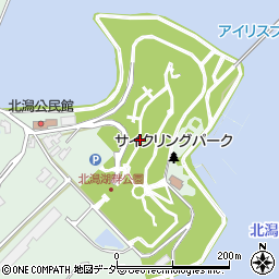 北潟湖畔公園周辺の地図