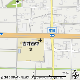 吉井社会体育館周辺の地図