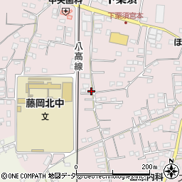 群馬県藤岡市下栗須283-10周辺の地図