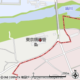 東京精密管小串工場周辺の地図