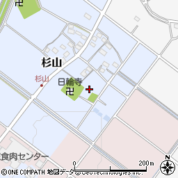 埼玉県本庄市杉山周辺の地図