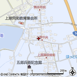 長野県佐久市甲上原周辺の地図