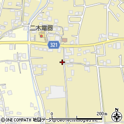 長野県安曇野市三郷明盛4605-1周辺の地図