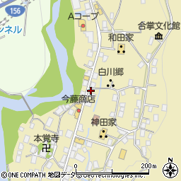 岐阜県大野郡白川村荻町248-1周辺の地図