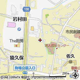 長野県佐久市猿久保267周辺の地図