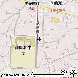 群馬県藤岡市下栗須283-7周辺の地図