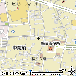 群馬県藤岡市中栗須351周辺の地図