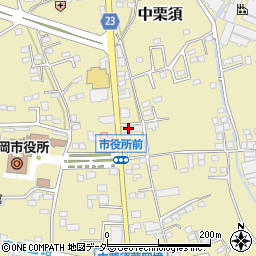 群馬県藤岡市中栗須237-2周辺の地図