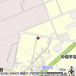 長野県安曇野市三郷温1257周辺の地図