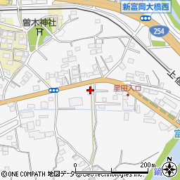株式会社上信観光バス　富岡営業所周辺の地図