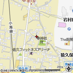 長野県佐久市猿久保809周辺の地図