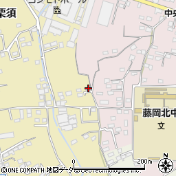 群馬県藤岡市中栗須169-3周辺の地図