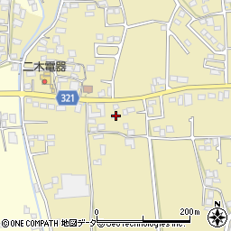 長野県安曇野市三郷明盛4645-2周辺の地図