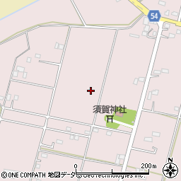 栃木県小山市東黒田周辺の地図