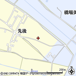 茨城県小美玉市先後407周辺の地図