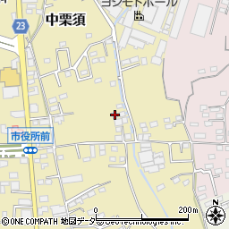 群馬県藤岡市中栗須232-13周辺の地図