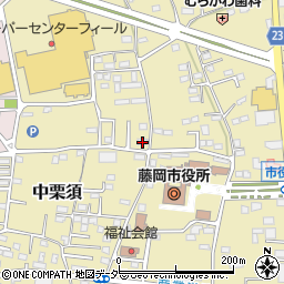 群馬県藤岡市中栗須352-4周辺の地図