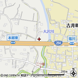 群馬県高崎市吉井町本郷156周辺の地図