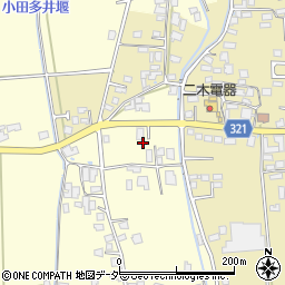 長野県安曇野市三郷温3459周辺の地図