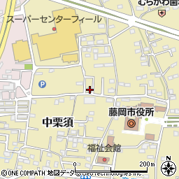 群馬県藤岡市中栗須352-39周辺の地図