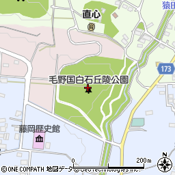 皇子塚古墳周辺の地図