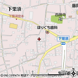 群馬県藤岡市下栗須243-3周辺の地図