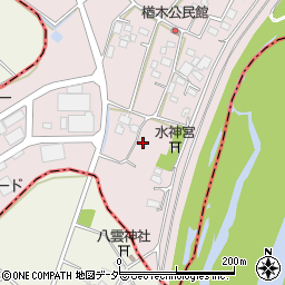 栃木県小山市楢木28周辺の地図
