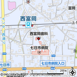 西富岡歯科医院周辺の地図