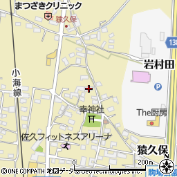 長野県佐久市猿久保826周辺の地図