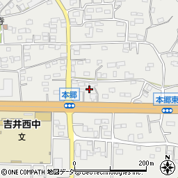 群馬県高崎市吉井町本郷253周辺の地図