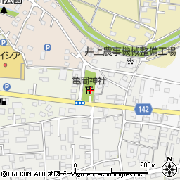 亀岡神社周辺の地図