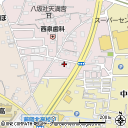 群馬県藤岡市上栗須62-1周辺の地図