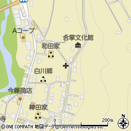 岐阜県大野郡白川村荻町1037-1周辺の地図