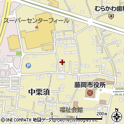 群馬県藤岡市中栗須352-38周辺の地図