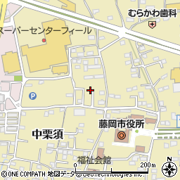 群馬県藤岡市中栗須352周辺の地図