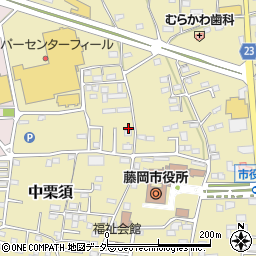 群馬県藤岡市中栗須352-14周辺の地図