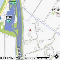 長野県松本市島内上平瀬周辺の地図