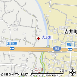 群馬県高崎市吉井町本郷164-1周辺の地図