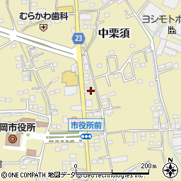 群馬県藤岡市中栗須246-1周辺の地図