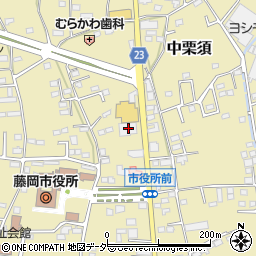 群馬県藤岡市中栗須243-2周辺の地図