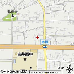 群馬県高崎市吉井町本郷583周辺の地図