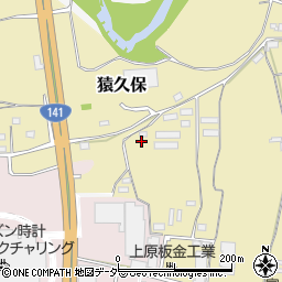 長野県佐久市猿久保607周辺の地図