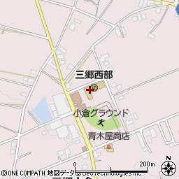 安曇野市三郷小倉多目的研修集会施設周辺の地図