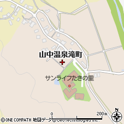 石川県加賀市山中温泉滝町ル周辺の地図