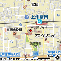 富岡倉庫周辺の地図