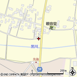 茨城県小美玉市先後167周辺の地図